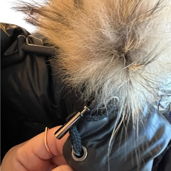 Add Down Black Puffer Jacket with Diamond Quilting - Picture 6 of 14